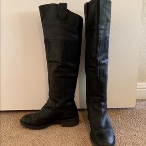 Over The Knee Boots - Black